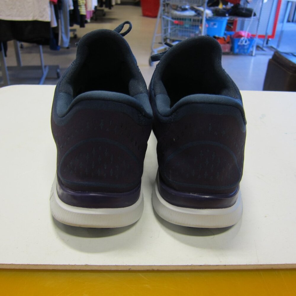Nike Free Run 3.0 Men's 13 Plum/Navy Blue/White Shoe's 511457-504 - Picture 5 of 9